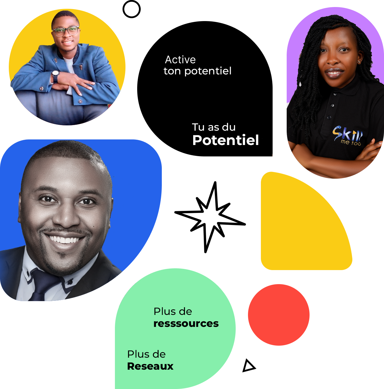 Jeunes africains en formation